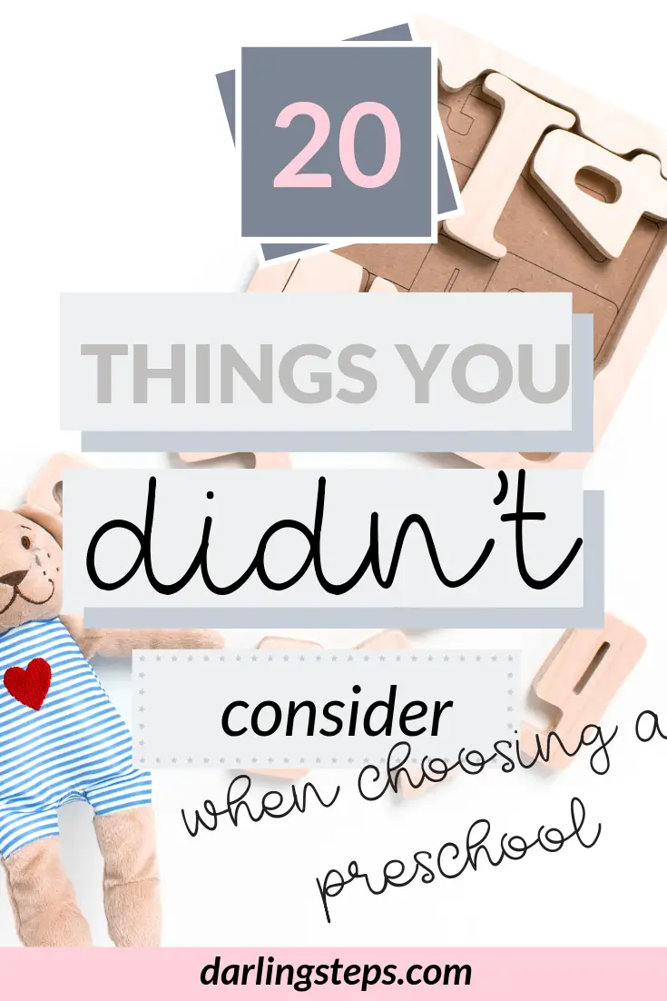 20+ Things You Didn't Consider When Choosing A Preschool 4