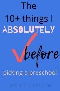 pick preschool