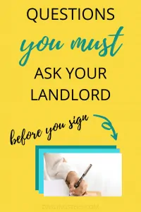 What To Ask your Landlord Before Signing a Lease 2