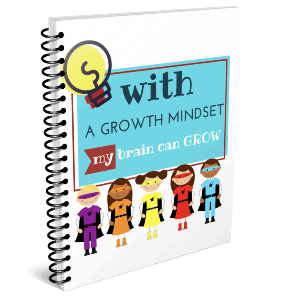 growth mindset workbook colouring book for kids